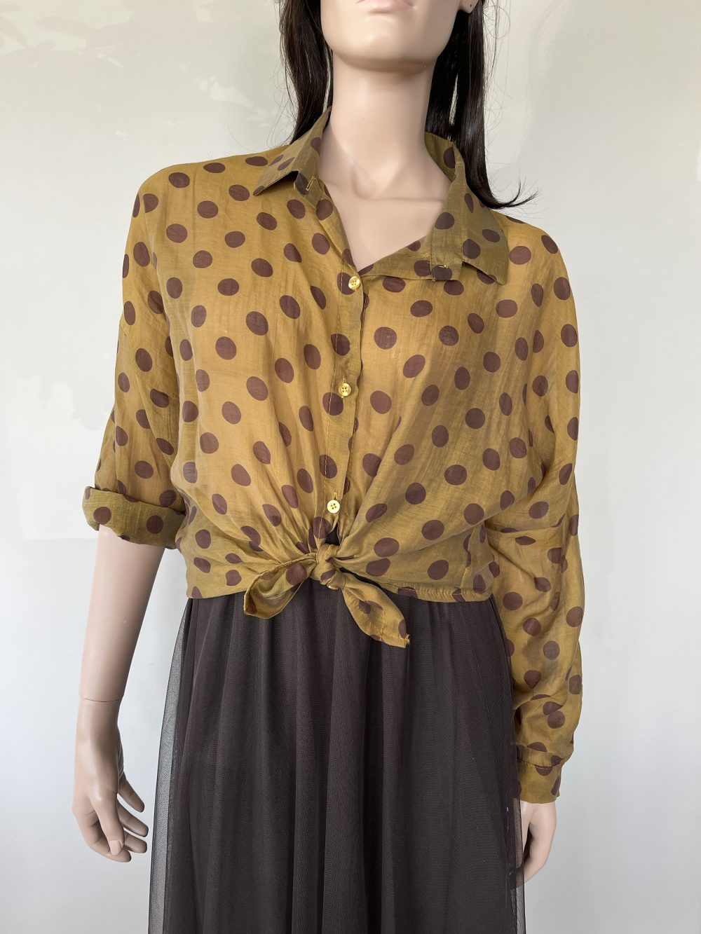 Blouse met stippen