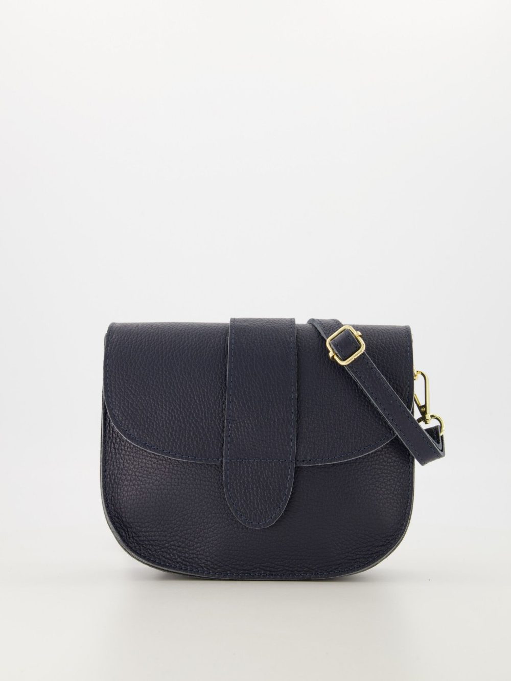 Leren tas donkerblauw Adriana