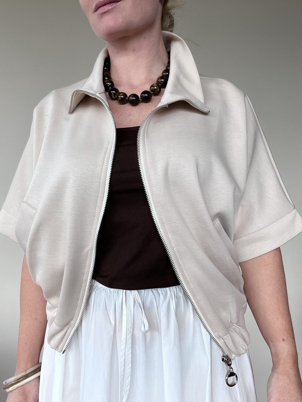 Vest jasje beige