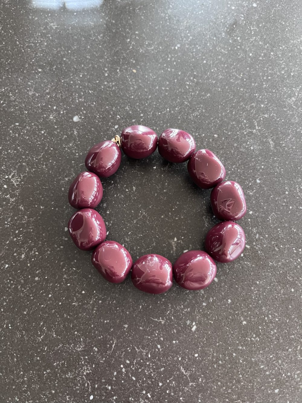 Kralen armband burgundy