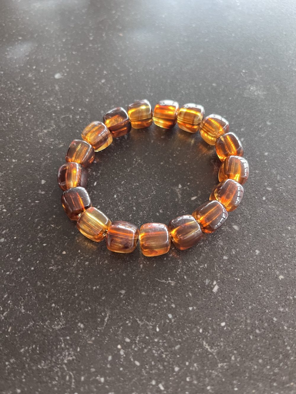 Kralen armband bruin