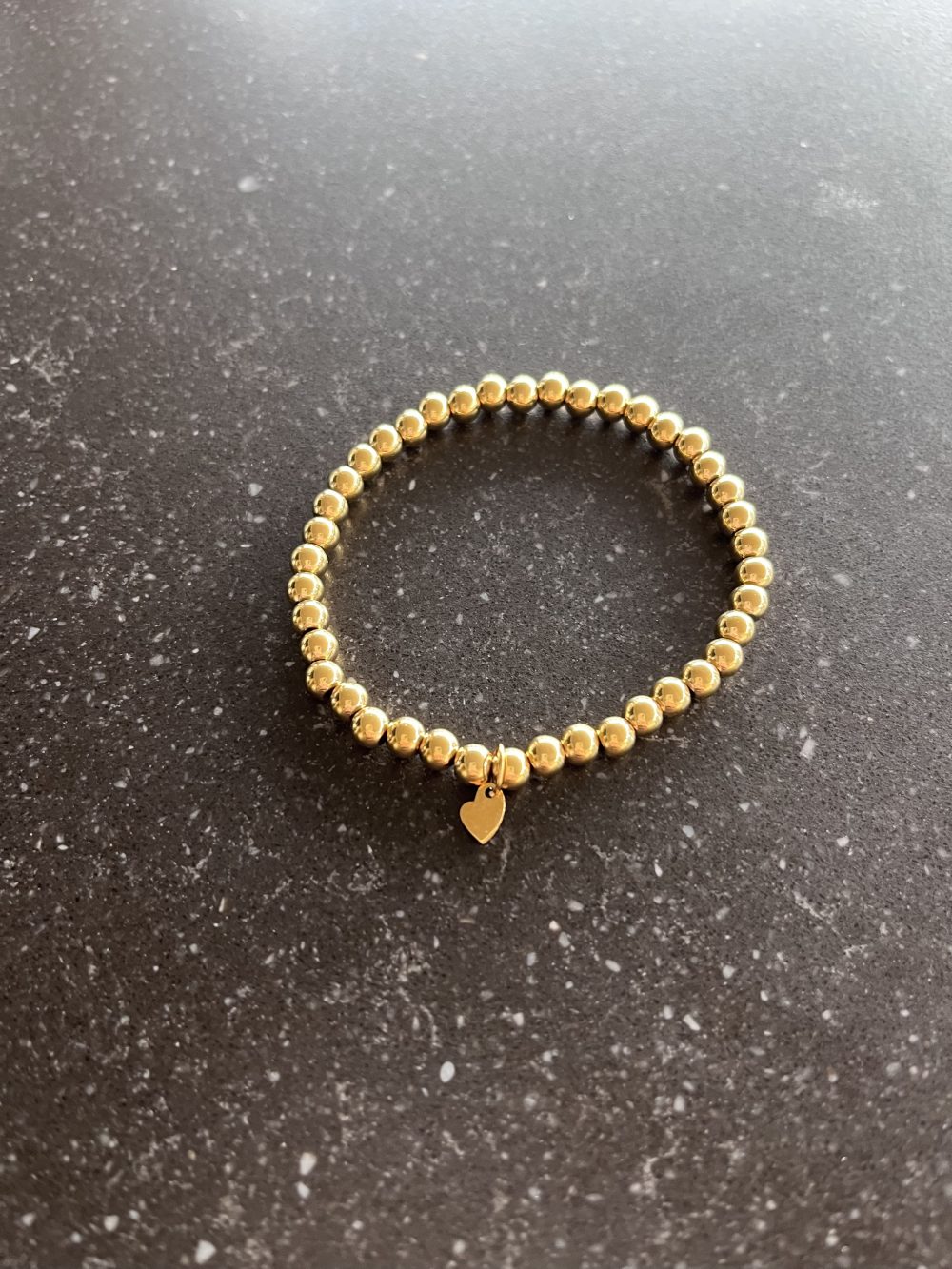 Kralen armband goud